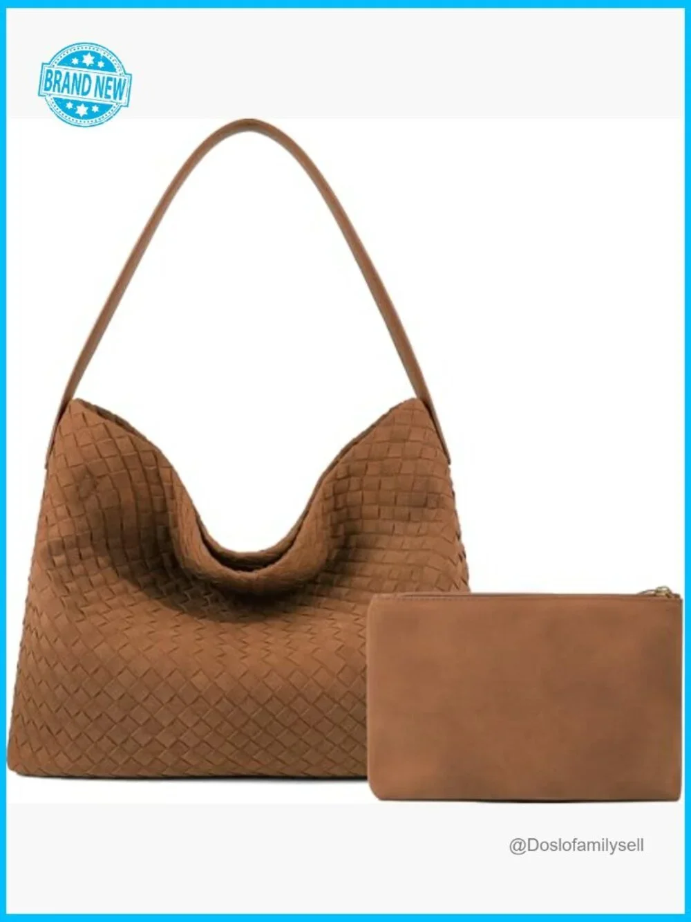 Vegan Leather Hobo Bag Top Handle Shoulder Tote Slouchy Travel Satchel